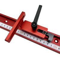 Conectores De Valla De Miter Para Tallado En Madera Bloque De Detención De Rastro De Aluminio Bracket Deslizante Para Mesa De Sierra - details 21
