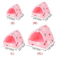 Cama De Hamster Cómoda Para Pequeños Animales Algodón Suave Nido Caliente Para Conejo Surtidor Rata De Sapo Mini Jaula Incluida Medidas S/M/L/XL - details 1
