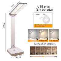 Lámpara De Escritorio LED Táctil Recargable USB Con 3 Niveles De Iluminación Protección Ocular Plegable Para Dormitorio Lámpara De Noche Para Mesa Al Final Del Camastro - details 3
