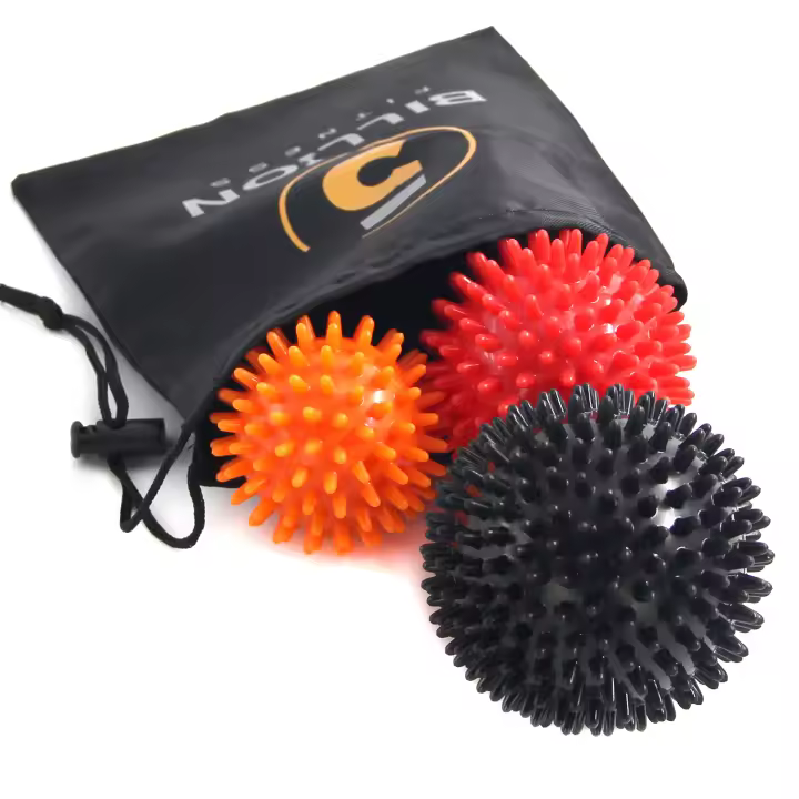 Bola De Masaje Para Fascia Y Musculos Relajación Espinilla Bola De Acupuntura Para Piernas Cuello Y Pies Equipo De Yoga Material De Goma Unisex - 1