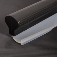 Cepillo De Limpieza Para Ventanas De Coche Con Cuchilla Flexible De Silicona Suave Herramienta De Limpieza Mano Squeegee Para Eliminar Película Y Rastros - details 6