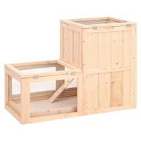 vidaXL Jaula para hámster madera maciza abeto 81x40x60 cm - details 5
