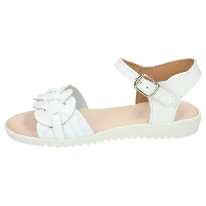 Sandalias marca MADE IN SPAIN para niña en color blanco. SANDALIAS DE PIEL - 1