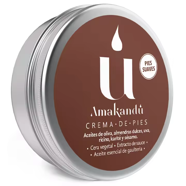 Crema para Durezas – Crema Reparadora para Pies Secos y Talones Agrietados – Crema Pies Deportistas Ultra Hidratante – Contra Grietas y Callos con Kárite - Amakandu – Made in Spain - 1