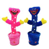 Poppy Playtime Huggy Wuggy Dancing Talking Cactus Dancing Kid Toy Blue - details 2