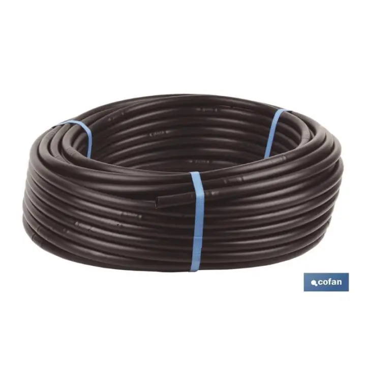 Tubo 100m riego goteo negro (gotero a 0,75m) ø16mm - 1