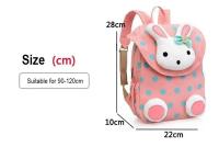 Mochila Infantil Estilo Conejo Multicolor Para Niñas Bolsa Escolar De Moda Para Jardín De Infantes Bolsa De Pascua - details 0