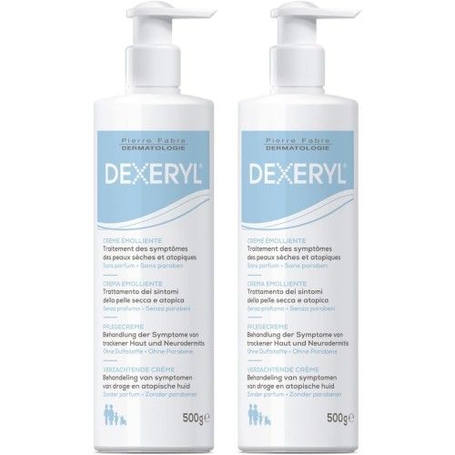 Dexeryl Crema Emoliente Duplo 2x500 gr