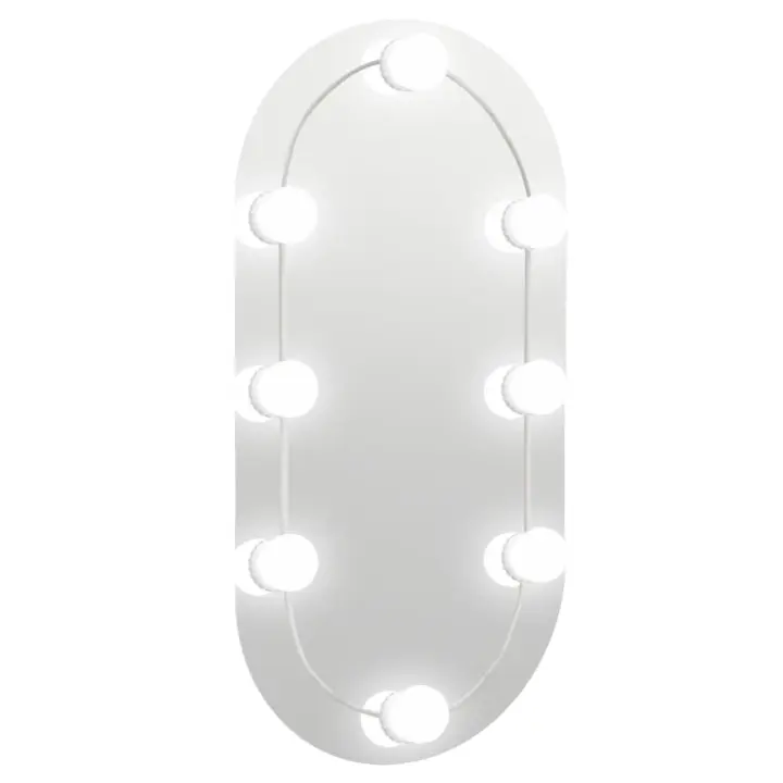 Espejo con LED Lices Vidrio ovalado 60x30 cm - 1