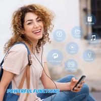 Reproductor MP3 Bluetooth 5.0 Sport 64GB con pantalla TFT a color de 1,5 pulgadas, mini reproductor de música con clip, admite tarjeta SD de hasta 128GB, con botón de volumen independiente, radio FM, podómetro - details 11
