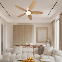 Lalumia  LED Ventilador de Techo 42" con Luz LED Regulable – 3000K-6000K, Madera Claro, 85-265V - details 3