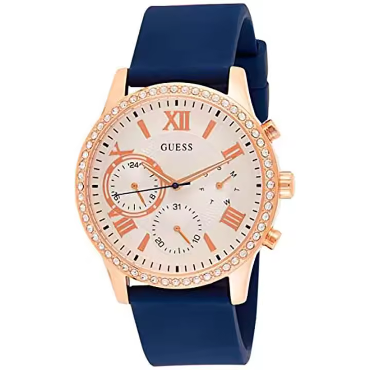 Guess W1135l3 Solar Reloj Para Para Mujer Color Azul - 1