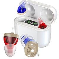 Invisible In-Ear Hearing Aids with Charging Case - 2-Channel Sound OTC Hearing Aids for Seniors, Digital Display - details 2
