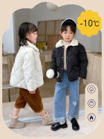 Abrigo De Piel De Conejo Con Redondelos Para Niños Y Niñas Negro Cálido Invierno Abrigo De Algodón Grueso Para Bebés Ropa Casual Externa Para Niños De 1 a 6 Años - details 0