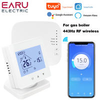 Termostato De Pared Inteligente RF Sin Fuerza Para Calefacción De Boilero Gas Touch Screen Controlador De Temperatura Programable WiFi Para El Hogar - details 2
