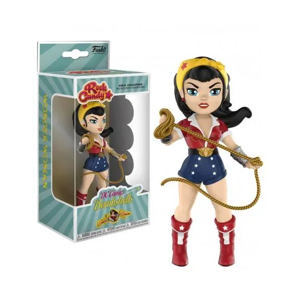 Funko Rock Candy Wonder Woman DC Bombshells 14 Cm PVC Coleccionable - 1