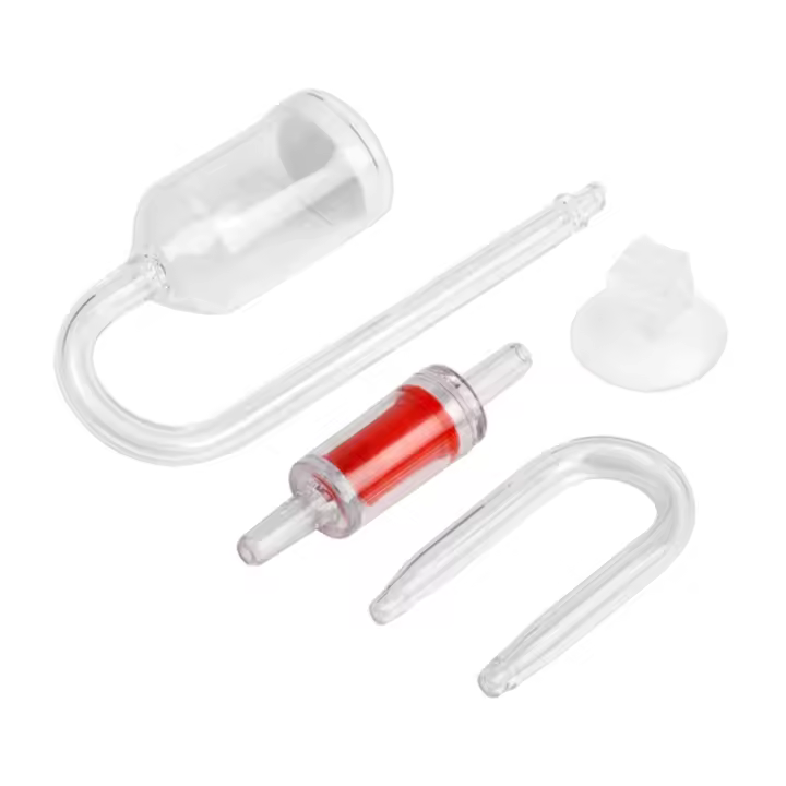 Juego De 4 Piezas Difusor De CO2 Para Acuario Tanque De Vidrio Reactor De Bolbolas Regulador De Solenoide Atomizador De Moss Para Tanque De Peces Plantas Vivas - 1