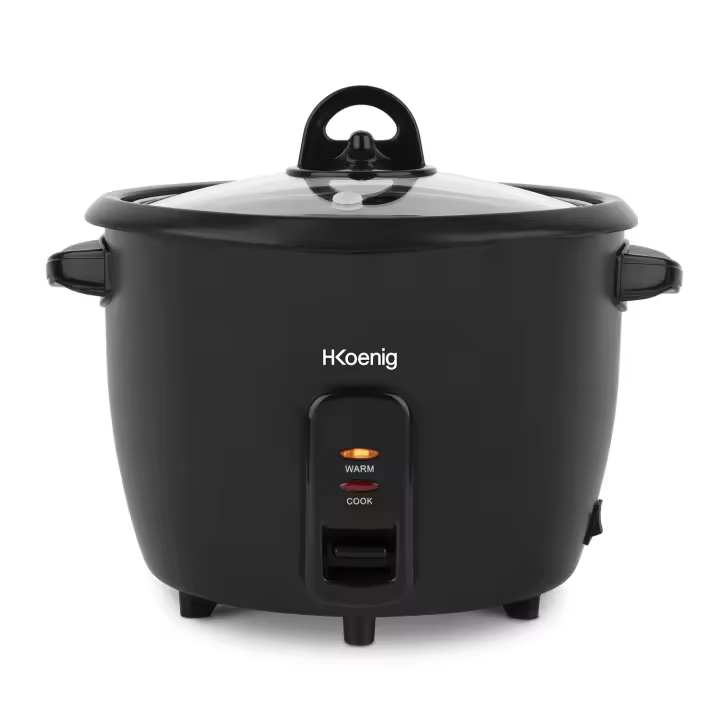 arrocera automatica h.koenig oryza8 10 comensales, 700w, negro, 1.8l - 1