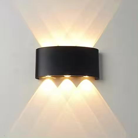 Luz de pared interior LED, apliques de pared para exteriores de aluminio impermeables IP65 - 1