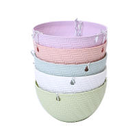 Macetas Colgantes Para Balcón En Imitación De Rotura Tejido Rattan Soporte Para Plantas Decoración De Jardín Y Interior - details 7