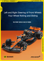 McLaren MCL60 F1 Miniatura De Coche De Acción a Escala 1:24 Juguetes De Aleación De Metal Con Ruedas Giratorias Regalo Para Niños - details 5