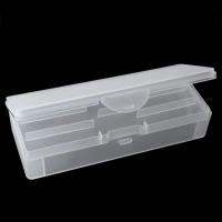 Caja De Almacenamiento Para Uñas Rectangular Doble Capa Con Herramientas De Arte De Uñas Cuchillas Pinzas Y Bolígrafos Polidor De Uñas Plástico Tamaño 19.2x8x4cm - details 2