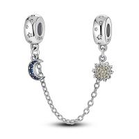 Encantos 925 De Ojos Malos Azules Plata Sol Estrella Cerdo Dinosaurio Flor Para Joyería DIY De Aniversario Para Mujeres - details 19