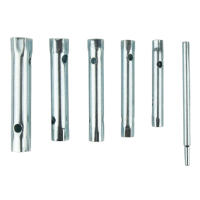 Juego De Llaves De Tubo Métricas 6Pcs 8-17mm Llave De Tubo Hueco Herramientas De Reparación Material De Acero Inoxidable - details 0