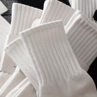 6 Pares de Calcetines Deportivos a Granel para Adultos Unisex Calcetines Casuales para Hombres Mujeres color blanco - details 0