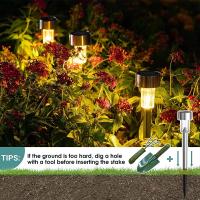 Luces Solares Para Jardín Impermeables Iluminación De Paisaje Para Vía Larga Jardín Decoración Luz De Pared Solar Potenciada - details 2