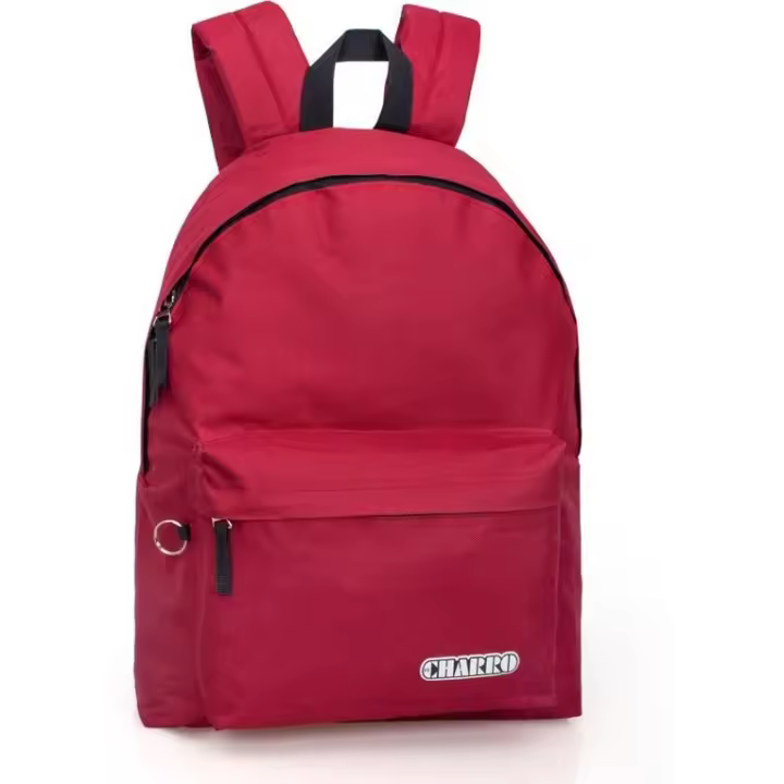 Mochila El Charro Basic Bordeaux 33x13x43cm. - 1