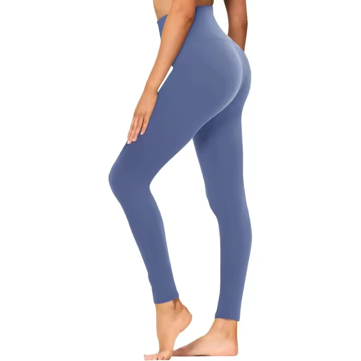 High Waisted Leggings for Women - Soft Opaque Slim Tummy Control Printed Pants for Running Cycling Yoga - 1