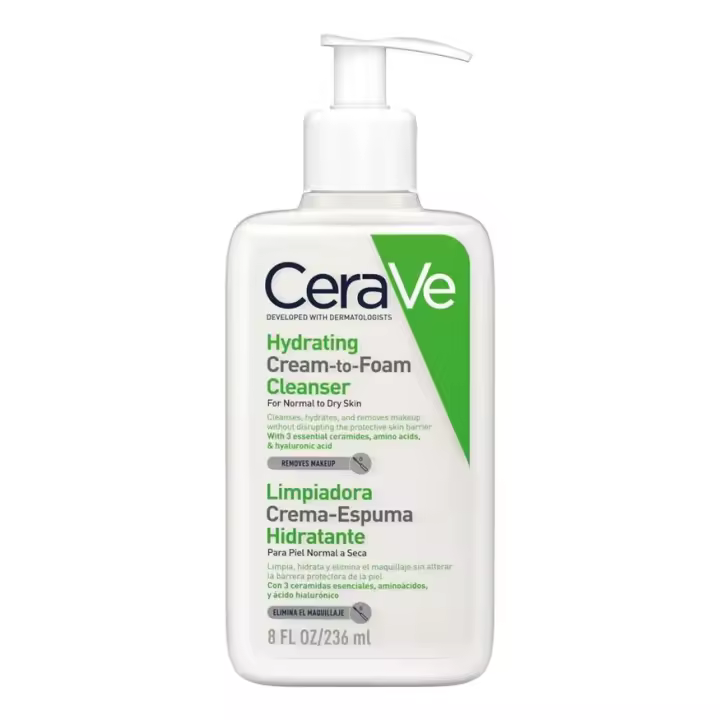 CeraVe Crema-Espuma Limpiadora Hidratante P.Normal-Seca 236 ml - 1