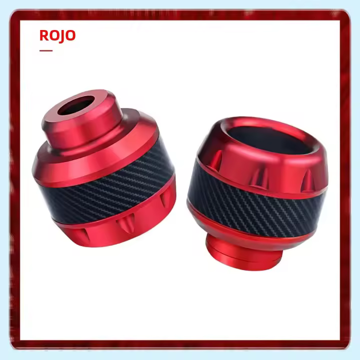Copa Universal Para Motocicleta De Aluminio Anticaída Protector De Rueda Antigolpes Cubierta Del Frente Accesorio Modificado - 1