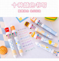 2pcs Bolígrafo De Jalea Para Niños 10 Colores Creativos Estilo Francés Bola De Panadero Gel Para Estudiantes Suministros Escolares Y De Oficina - details 3