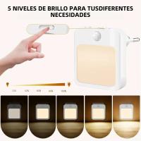 Lámpara Nocturna Con Sensor De Movimiento LED EU Plug Para Habitación Infantil Lámpara Sin Cable Para Lado De La Cama - details 3
