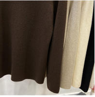 Suéter De Térmica Elegante Para Mujer Con Cuello Alto Y Lona Gruesa Abrigado Sueter De Punto Elegante Para Oficina Top Delgado De Jersey De Invierno - details 6