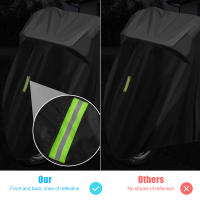 Cubierta De Motocicleta XXL 4XL-190T Tela Oxford Impermeable Y Protección Contra El Sol Y Polvo Universal Con Agujeros Para Cerradura Y Bolsa De Almacenamiento - details 2