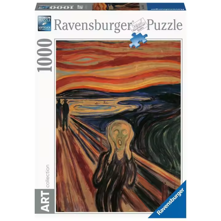 Puzzle ravensburger munch: el grito 1000 piezas - 1