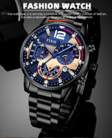 Reloj De Pulsera De Lujo Para Hombre Acero Inoxidable Cuarzo Calendario Luminoso Estilo Casual Y Negocios Reloj Hombre - details 0
