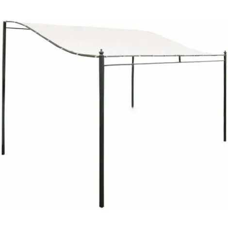 Tela de repuesto para techo para Gazebo Pavilion - Toldo de lona impermeable 300D para tienda de campaña con techo alto, cubierta de tela para exteriores | Resistente al agua/resistente al desgarro | 3mx2,6m (en Soporte) - 1