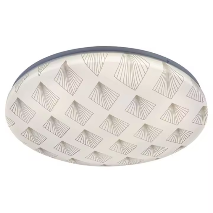 Benita - Plafón de techo LED - Blanco - Dibujos Mate - 18W 900lm 4000K - D26cm 4000K RABALUX - 1