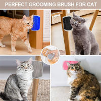 Peine Para Gatos Con Masajeador De Esquina Mesa Afilador De Pelo Con Nepenta Accesorios De Cuidado Para Gatos Y Gatitos Material Plástico - details 7