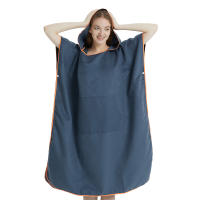 Poncho De Toalla De Surf Unisex Con Bolsillo Poncho De Secado Rápido Microfibra Ropa De Playa Para Cambiar Y Toalla De Natación (A22) - details 2