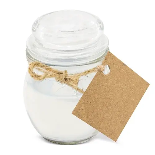Disok Lote de 25 Velas Aromáticas en Tarro de Cristal - Detalles Bodas Recuerdos Regalos - 1