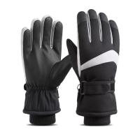 Guantes De Motocicleta Para Deporte Al Aire Libre Resistente Al Viento Impermeable Táctil De Piel De Oveja Gruesa Para Invierno Guantes De Escoba Unisex - details 3