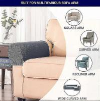 2 Pcs Stretch Armrest Covers Spandex Jacquard Arm Covers Soft And Elastic Protector For Chairs Couch Sofa Armchair Slipcovers Recliner Sofa - details 1