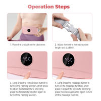 Cinturón Calentador De Uterus Multifuncional Relajación Y Masaje De Cintura Con Vibration Calor Comprimido Para Abdomen - details 14