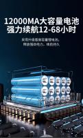 Lámpara De Inundación Solar Recargable 200W LED Portátil Para Exteriores Proyector De Luz Con Reflectivo Para Construcción - details 6