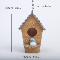 1pc Adorno De Jardín Exótico En Forma De Nido De Pájaro Duradero Y Cómodo Para Invierno Decoración Única Para Exterior - details 10